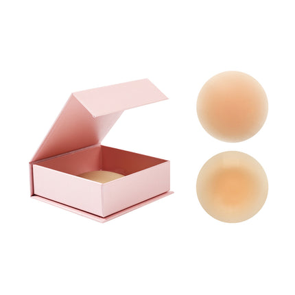 OEM custom super adhesive version no glue self-adhesive breast patch factory wholesale ladies silicone breast patch anti-running invisible bra