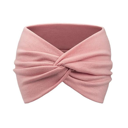 New European Women's Extra Wide Headband Large Headscarf Hair Tie Non-Slip Bohemian Elastic Hairband Twist Hair Accessory Versatile
