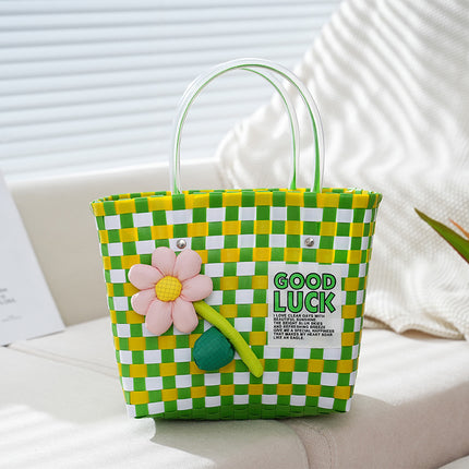 Bag woven bag handbag hand bag beach bag vegetable basket woven bag female tote bag hand gift basket wholesale