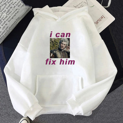 I Can Fix Him Baldur's Gate 3 Astarion Men's Game Graphic Hoodie