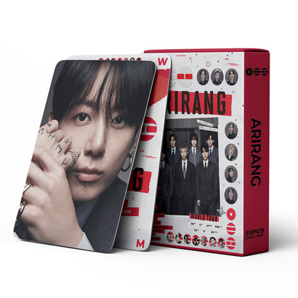 Korean Star 55 Boxed Small Cards Stray (g) I-Dle Ive Ateez Collection Lomo Cards Cross-Border