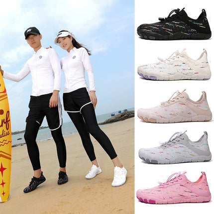 Meteor Shower Pattern Men's and Women's Water Shoes Five-Finger Hiking Beach Shoes Wading Shoes River Tracing Shoes Quick-Drying Barefoot Water Shoes
