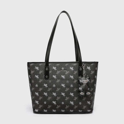 【Shen Yue's Style】Pegasus Tote Bag Commuter Shoulder Crossbody Bag Shopping Basket Handbag Gift Bag for Friends