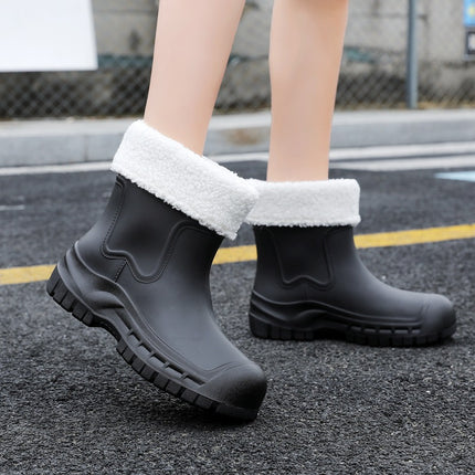 Wholesale Special Supply of New Rain Boots for Women, Korean Version, Cute Short-Tube Student Waterproof Rain Boots, Casual, Non-Slip and Wear-Resistant