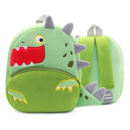 Cute Cartoon Animal Children's Backpack Stall Supply Backpack Kindergarten Plush Backpack Children's Bag Orderable Printing