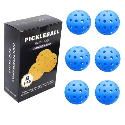 Cross-border hot-selling peak ball 40 hole ball hole ball pickleballs74mm roll injection luminous ball color box