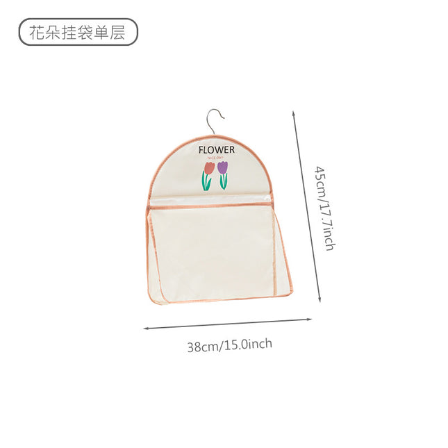 Underwear Socks Storage Hanging Bag Dormitory Wardrobe Door Rear Multi-Layer Hanging Net Pocket Household Storage and Sorting Storage Bag
