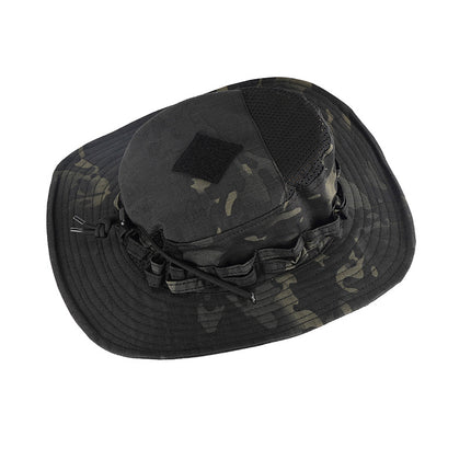 Foreign trade new military fan PRO second generation round hat with large brim spring and summer sunshade breathable tactical camouflage benney hat