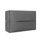 Napa pattern leather-multifunctional tissue bag [Silver Gray]]