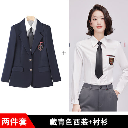 Autumn Clothes Kindergarten Teachers Garden Clothes Work Clothes College Style Fashion Temperament Uniform Kindergarten Teachers Business Clothes Suit suit