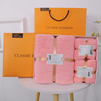 【70*140】single selection bath towel / Pink*