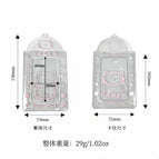 Pink cat transparent card holder [card holder only]