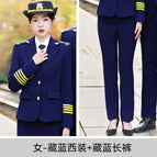 Women's navy suit pants / S