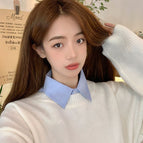 Sky blue oxford cotton