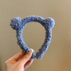 Blue and gray hair ball hair band (DL2136)