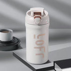 600ml / Off-white [customized logo]