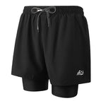 Black 009 Men's Swim Trunks / 4XL160-230