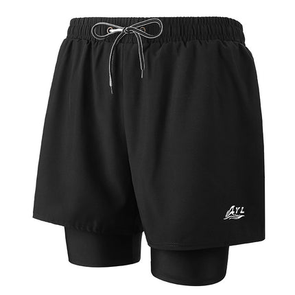 Anti-Embarrassment Men's Swimming Trunks Set Sun Protection Boys Swimming Equipment Swimming Trunks Loose Large Size Beach Trunks Swimming Trunks