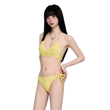 New Style of Beautiful Swimsuit for Women, Split Pure Desire, Beach Vacation, Hot Girl Blouse, Sun Protection, High-End Hot Spring Swimsuit