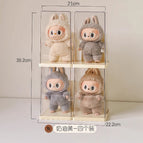 Cream yellow four pack [labubu first, second and third generation cola display box]