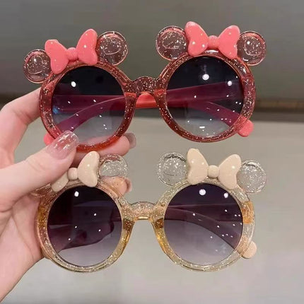 Crystal bow cartoon sunglasses Joker baby cute sunglasses trend children fashion factory wholesale new