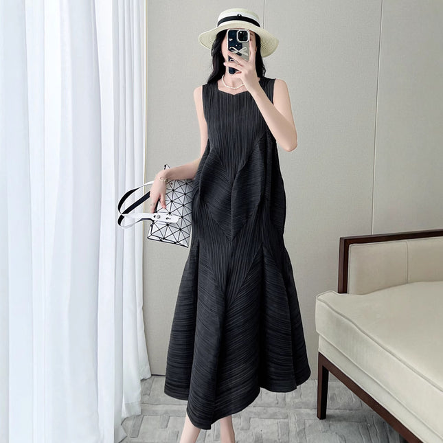 2025 Summer New dress Pear-shaped Body Friendly Classic Elegant Skinny Flower Bud dress Women