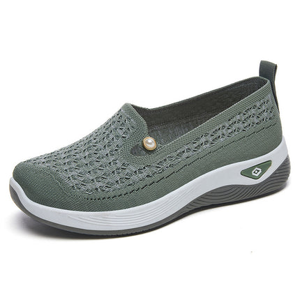 Shoes for Women, Versatile Summer New Cross-Border Shoes, Slip-On Cloth Shoes, Shallow Mouth, Lightweight Mother's Shoes, Fashionable Shoes