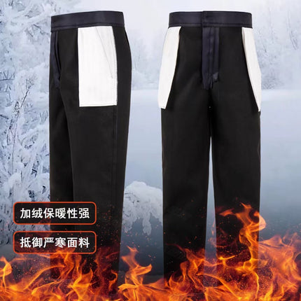 Winter Thickened Cotton Work Clothes, Warm and Cold-Proof with Reflective Strips, Labor Protection Clothing for Construction Sites and Auto Repair Workshops