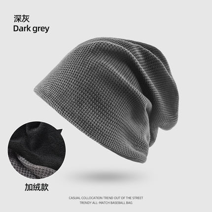 Postpartum Confinement Hat Autumn and Winter Face-Slimming Hat Windproof Cold-Proof Maternity Turban Warm Slouchy Beanie Pullover Hat for Women