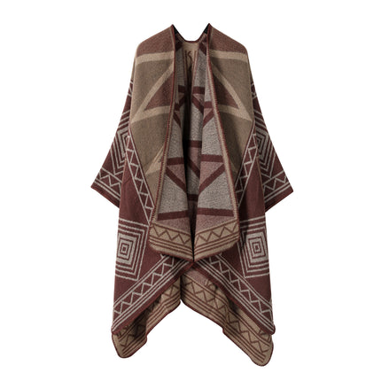 European and American plain striped warm Joker shawl outer autumn and winter office blanket imitation cashmere scarf in stock wholesale