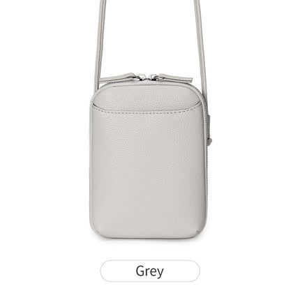 Summer Fashion Simple Women's Crossbody Bag Vertical Versatile Solid Color Mini Mobile Phone Bag Niche Design Shoulder Bag