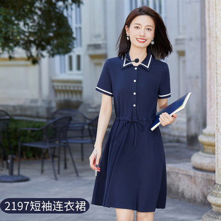 [Kindergarten Teachers' Work Clothes] Female Summer Student Clothes dress Young Women's Clothing College Style Kindergarten Teachers' Early Education Clothing