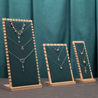 Bamboo and wood heightened dark green