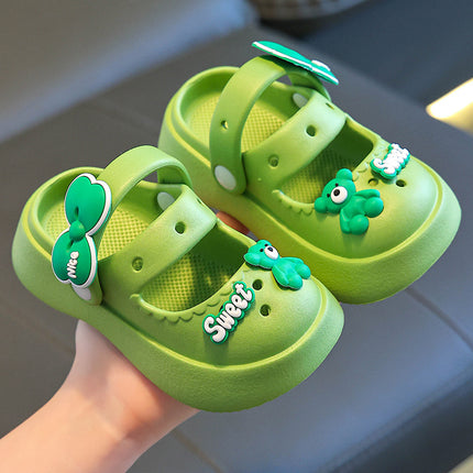 Girls Eva Ultra-Light Clogs Summer Kindergarten Cute Kidsren Outer Wear Soft-Soled Non-Slip Baby Girl Sandals and Slippers