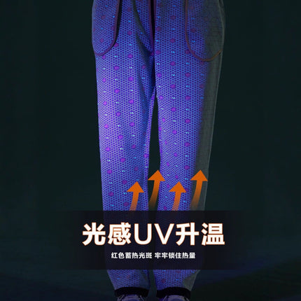 2025 Flame Thermal Lock Autumn/Winter New Style Mugwort Deodorant Couple Casual Pants