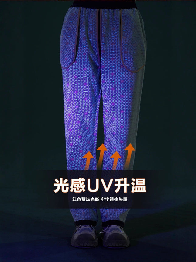 2025 Flame Thermal Lock Autumn/Winter New Style Mugwort Deodorant Couple Casual Pants