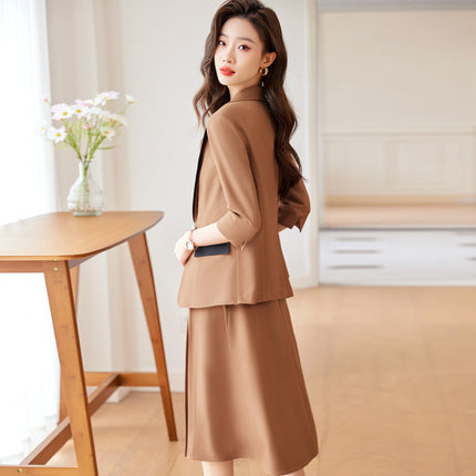 Suit suit Women's Spring 2023 New Stylish Fashionable Elegant Socialite High-end High-end dress Two-piece Set