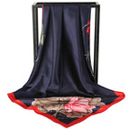 90 silk scarf-Figure 17# / 90*90cm