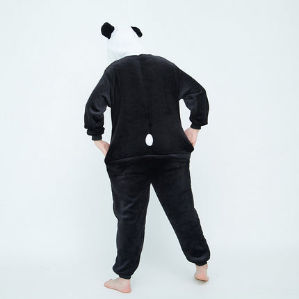 Mixed batch autumn and winter flannel adult cartoon conjoined animal pajamas orchid history home clothes toilet thickened wholesale