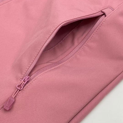 Couple-Style Outdoor Hiking Waterproof Softshell Versatile Breathable Warm Hooded Jacket