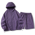 Purple/shorts / S