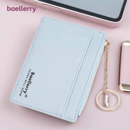 Baellerry New Women's Card Holder Id Holder Cross-Border Multi-Card Slot Card Holder Card Sleeve Thin Coin Card Holder Women