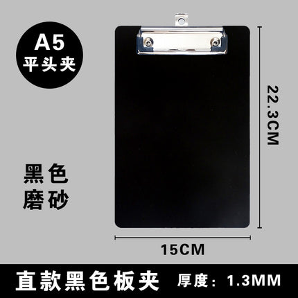 A4 Rose Red Data board clip writing pad paper Strong stationery folder contract bill pink writing pad