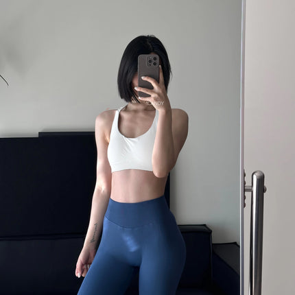 Sports Suit Halter Neck Vest Training Push-Up Yoga Wear Df European and American Style Butt-Lifting Shorts Fitness Wear for Women
