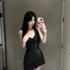 Temperament black [with removable chest pad] / S