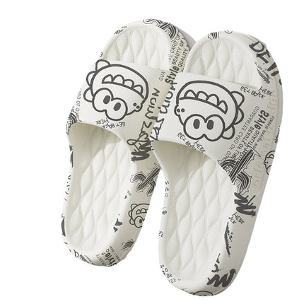 2024 New style slippers men's dormitory handsome soft bottom poop feeling outdoor bathroom home indoor slippers men