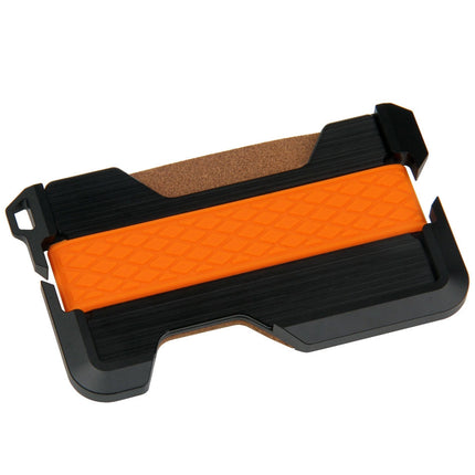Dango Metal Card Holder Rfid Anti-Theft Genuine Leather Wallet Edc Multi-Functional Stainless Steel Card Holder Aluminum Alloy Card Holder