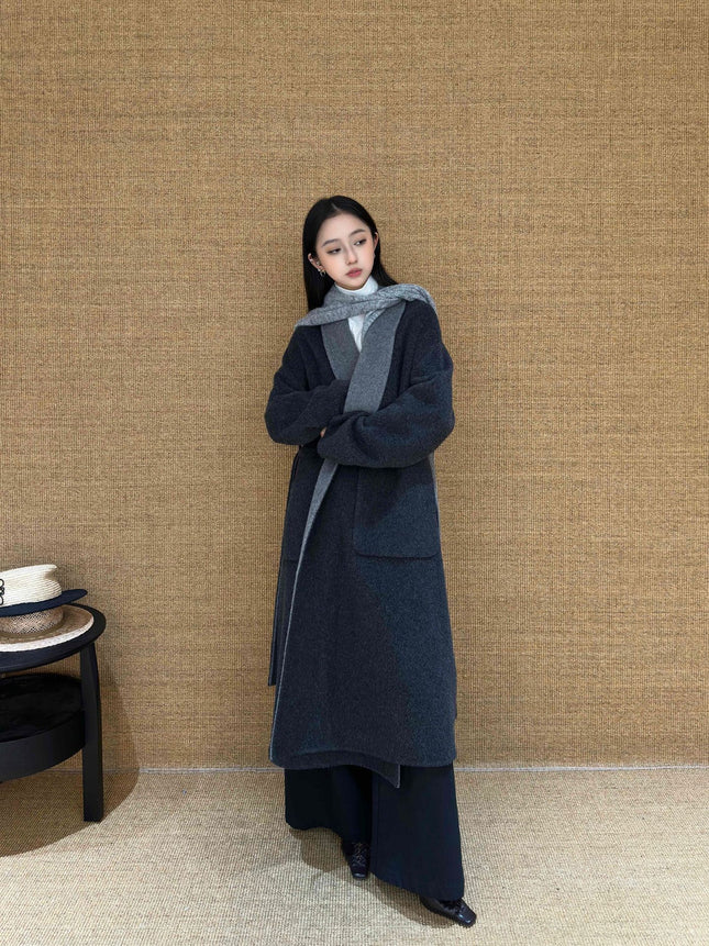 Dtwo Autumn and Winter New Product Original Design Thirteen Lines Wholesale Niche Elegant Woolen Jacket Outwear 5313352