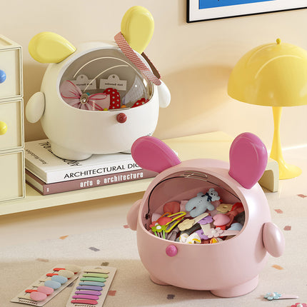 Creative Dundun Dog Hair Accessories Storage Box Desktop Storage Large Capacity Children's Girls Hair Band Headband Jewelry Storage Box