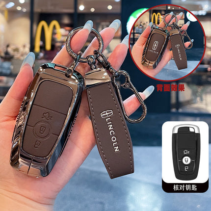 Suitable for Lincoln Adventurer Key Cover 24 Lincoln Z Navigator Aviator Mkz/Mkc Special Car Buckle Shell